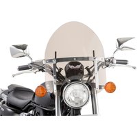 Image of HD-0-T - Slipstreamer Mini Police Windshield For Triumph Adventurer 900 1996-2001 38 cm (15") - Smoke