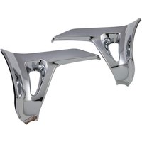 52-630 - Show Chrome Battery Side Cover Trims For Honda GL 1800 Gold Wing 2001-2010 - Chrome