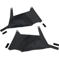 Image of H40-401CBK - Show Chrome Dual Side Tank Pouches For Can Am Ryker 600 ACE 2019-2024 - Black