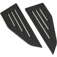 52-958 - Show Chrome Commander Passenger Board Inserts For Honda GL 1800 2018-2023 - Black/Chrome