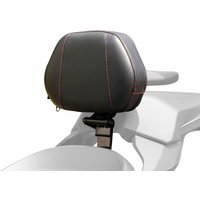 Image of 41-416CRED - Show Chrome Grande Backrest For Can Am Ryker 600 ACE 2019-2024 - Black/Red