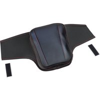 Image of H40-402CRED - Show Chrome Tank Pouch For Can Am Ryker 600 ACE 2019-2024 - Black/Red