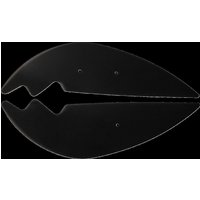 52-934LBK - Show Chrome Aeroflo Lower Wind Deflectors For Honda GL 1800 2018-2023 - Black