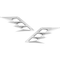 52-959 - Show Chrome Front Fender Vent Filler Accent For Honda GL 1800 2018-2023 - Chrome