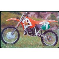 Image of 11V00 - Tecnosel Team Honda Seat Cover For Honda CR125 1991-1992 - Red/White