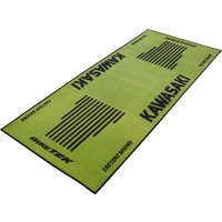Image of GRGMAT43 - BikeTek Series 3 Kawasaki Logo Garage Mat 190 X 80cm