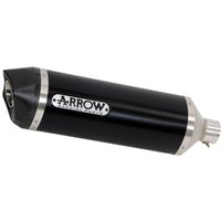 Arrow Racetech Aluminium Black Exhaust Silencer - Honda SW-T 600 2010-15