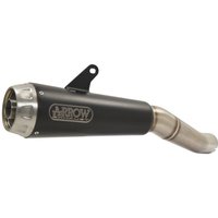 Image of Arrow Pro-Race Black Exhaust Silencer - Honda X-ADV 750 2017-24