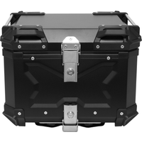 Image of LUGTBX011 - Bike It 36 Litre Rigid Aluminium Luggage Top Box