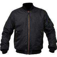 Image of ARMR Bomber Aramid Motorcycle Jacket - Black