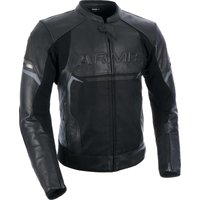 Image of ARMR Raiden 3.0 Leather Motorcycle Jacket - Black