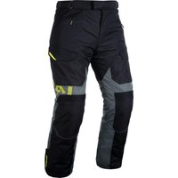 Image of ARMR Kumaji 3.0 WP Motorcycle Trousers - Black Green Fluo Yellow