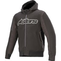 Image of Alpinestars Rhod Windstopper Motorcycle Hoodie S Melange Black
