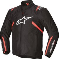 Image of Alpinestars T-SPS V2 WP Motorcycle Jacket - Black White Red Fluo