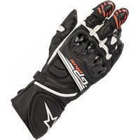 Image of Alpinestars GP Plus R V2 Leather Motorcycle Gloves L Black White