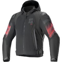 Image of Alpinestars Zaca Air Venom WP Motorcycle Jacket 3XL Black Bright Red