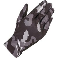 Image of Alpinestars Reef Motorcycle Gloves XL Black Grey Camo
