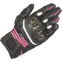 Image of Alpinestars Stella SP X Air Carbon v2 CE Ladies Leather Motorcycle Gloves XS Black Fuchsia