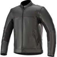 Image of Alpinestars Topanga Leather Motorcycle Jacket M Black
