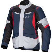 Image of Alpinestars ST-1 WP Motorcycle Jacket XXL Dark Blue Black Bright Red