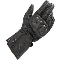 Image of Alpinestars SP-8 HDry Leather Motorcycle Gloves XL Black Black