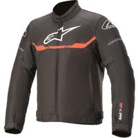 Image of Alpinestars T-SPS Waterproof Motorcycle Jacket 3XL Black Red Fluo
