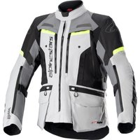 Alpinestars Bogota Pro DryStar Motorcycle Jacket L Ice Grey Dark Grey Yellow Fluo