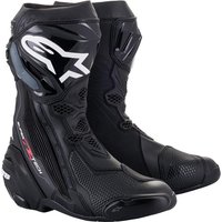 Image of Alpinestars Supertech R Motorcycle Boots 45 Black (UK 11)