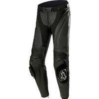 Image of Alpinestars Stella Missile V3 Ladies Leather Motorcycle Trousers 40 Black Black