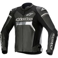Image of Alpinestars GP Force Airflow Leather Motorcycle Jacket 58 Black (UK 48)