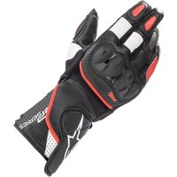Image of Alpinestars SP-2 V3 Motorcycle Gloves XL Black White Bright Red