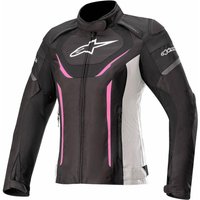 Image of Alpinestars Stella T-Jaws WP v3 Ladies Motorcycle Jacket XL Black White Fuchsia