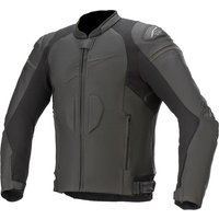 Image of Alpinestars GP Plus R V3 Leather Motorcycle Jacket 62 Black Black (UK 52)
