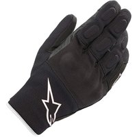 Image of Alpinestars S Max Drystar Motorcycle Gloves XL Black White