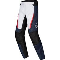 Image of Alpinestars ST-1 WP Motorcycle Trousers 4XL Dark Blue Black Bright Red