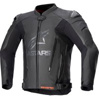 Image of Alpinestars GP Plus V4 Leather Motorcycle Jacket 60 Black Black (UK 50)
