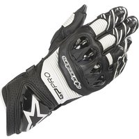 Image of Alpinestars GP Pro R3 CE Leather Motorcycle Gloves XL Black White