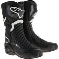 Image of Alpinestars SMX-6 v2 CE Motorcycle Boots 44 Black White (UK 10)