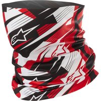 Image of Alpinestars Blurred Neck Tube Black White Red