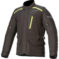 Image of Alpinestars Gravity DryStar Motorcycle Jacket XL Black Yellow Fluo