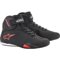 Image of Alpinestars Sektor Motorcycle Boots 39 Black Red (UK 6)