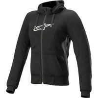 Image of Alpinestars Stella Chrome Sport Ladies Motorcycle Hoodie XXL Black