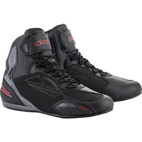 Image of Alpinestars Faster 3 DryStar Motorcycle Boots 44 Black Grey Red (UK 10)