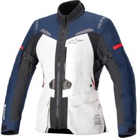 Image of Alpinestars Stella ST-7 2L Gore-Tex Ladies Motorcycle Jacket XL Ice Grey Dark Blue Black