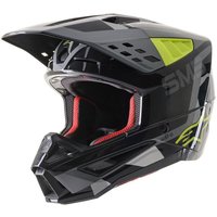 Image of Alpinestars S-M5 Rover Motocross Helmet XL Black Anthracite Camo Glossy