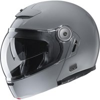 V90STL - HJC V90 Plain Flip Front Motorcycle Helmet L Stone Grey