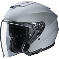 I30NGL - HJC I30 Plain Open Face Motorcycle Helmet L Nardo Grey