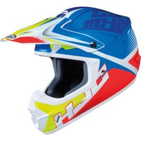 CX2EUWL - HJC CS-MX II Ellusion Motocross Helmet L Blue White Fluo (MC23)