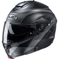 C91TBM - HJC C91 Taly Flip Front Motorcycle Helmet M Black (MC5SF)
