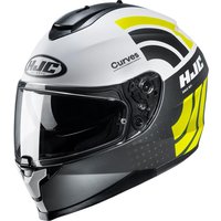 Image of C70CUYXL - HJC C70 Curves Motorcycle Helmet XL Yellow
